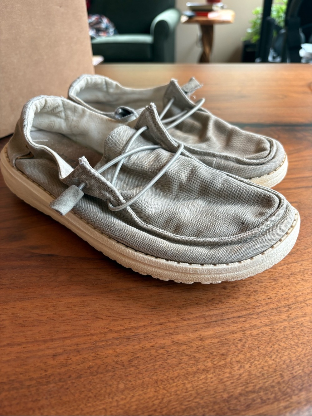grey women’s hey dudes